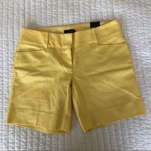 The Limited Tailored Yellow Shorts